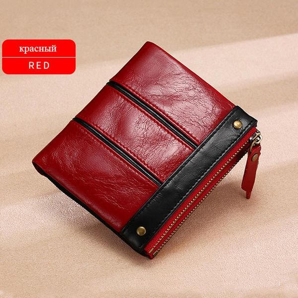 wallets rfid 100% genuine leather wallet women coin purse short female money bag card holder case mini walet small, Red;black
wallets rfid 100% genuine leather wallet women coin purse short female money bag card holder case mini walet small, Red;black