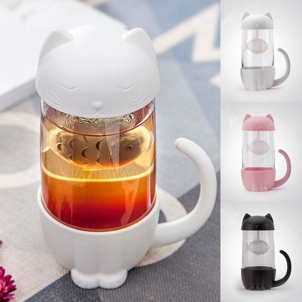 cups & saucers cute cat glass tea mug with infusor fish strainer filter glasses tour home applicable offices water bottles
cups & saucers cute cat glass tea mug with infusor fish strainer filter glasses tour home applicable offices water bottles