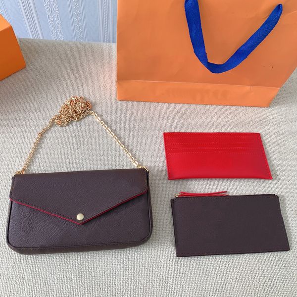 new 3-piece set luxurys handbags chain shoulder bag designers women handbag and purse thenew style crossbody bags, Red;black
new 3-piece set luxurys handbags chain shoulder bag designers women handbag and purse thenew style crossbody bags, Red;black