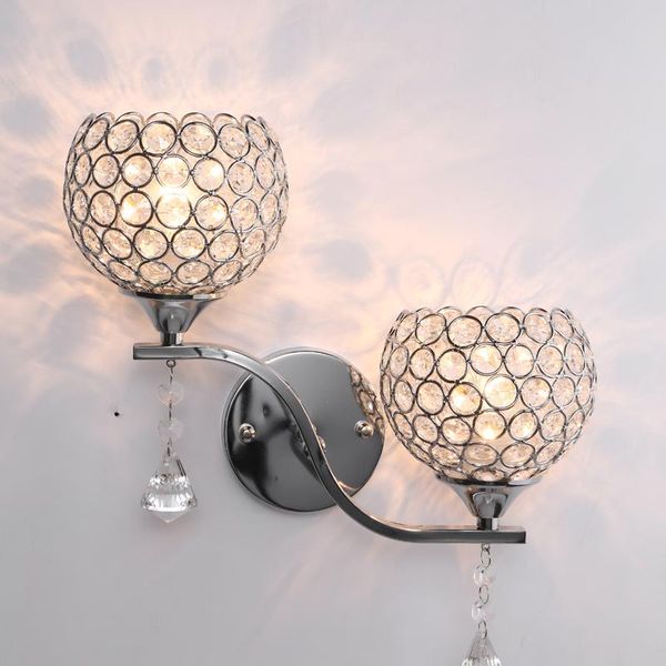 wall lamp double-headed bedroom modern stylish atmosphere simple bedside led crystal creative aisle
wall lamp double-headed bedroom modern stylish atmosphere simple bedside led crystal creative aisle