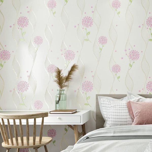 simple wave pattern large flower non woven fabric self adhesive wallpaper bedroom living room girl pink u116 wallpapers
simple wave pattern large flower non woven fabric self adhesive wallpaper bedroom living room girl pink u116 wallpapers