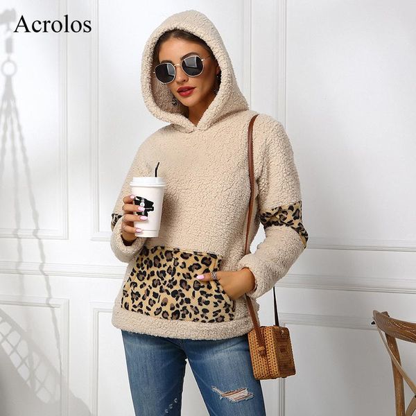 women's jackets leopard fleece women hooded long sleeve printed winter coats outerwear warm jacket casual pullover hoodies, Black;brown
women's jackets leopard fleece women hooded long sleeve printed winter coats outerwear warm jacket casual pullover hoodies, Black;brown
