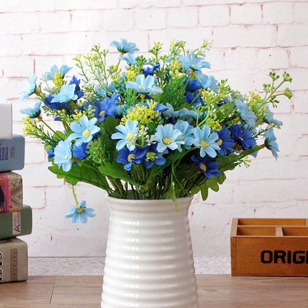 decorative flowers & wreaths 28 head silk for home decoration accessories fake artificial wedding bouquet2021 
decorative flowers & wreaths 28 head silk for home decoration accessories fake artificial wedding bouquet2021