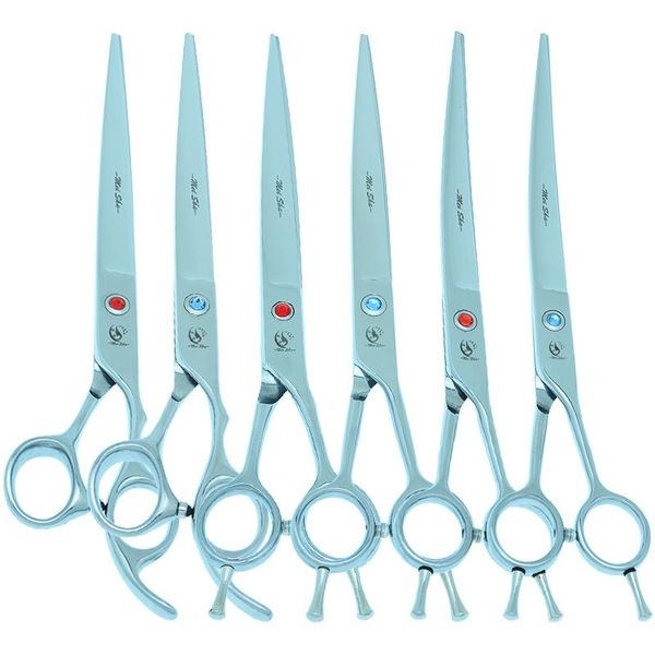 hair scissors 8.0" professional pets animals cutting japan steel dogs grooming shears curved tesouras supplies b0061a
hair scissors 8.0" professional pets animals cutting japan steel dogs grooming shears curved tesouras supplies b0061a