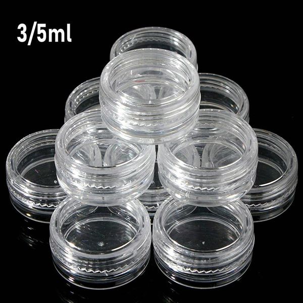 12pcs 3ml/5ml clear cosmetic sample mini pot/jar box jewelry bead storage small round container jars make up organizer boxes bottles &
12pcs 3ml/5ml clear cosmetic sample mini pot/jar box jewelry bead storage small round container jars make up organizer boxes bottles &