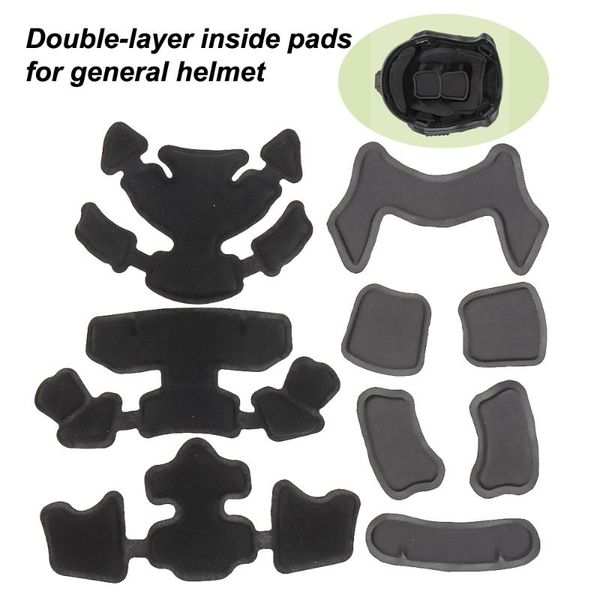 cycling helmets general helmet inside pads buffer sponge double-layer protected pad tactical strength impact protection head special accesso
cycling helmets general helmet inside pads buffer sponge double-layer protected pad tactical strength impact protection head special accesso