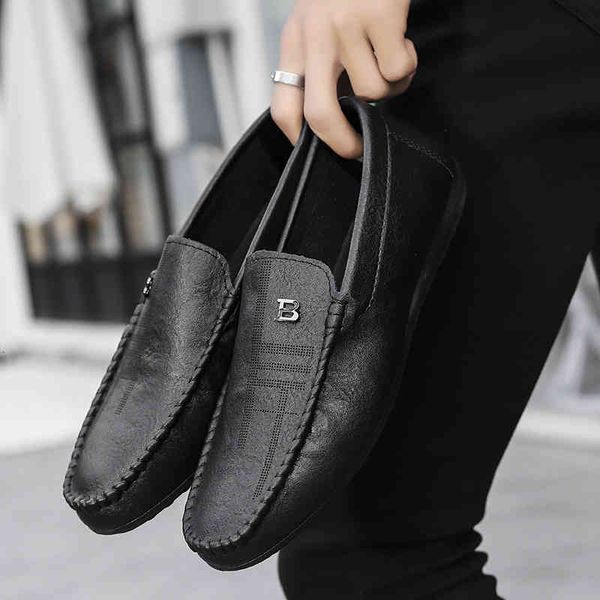 leather loafers men black dress shoes slip on 's leisure flat fashion male breathable moccasin driving q-714
leather loafers men black dress shoes slip on 's leisure flat fashion male breathable moccasin driving q-714