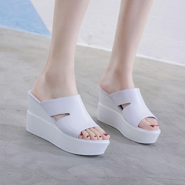 slippers women high heels summer shoes 2021 casual leather female shoe woman beach platform outside slides, Black
slippers women high heels summer shoes 2021 casual leather female shoe woman beach platform outside slides, Black
