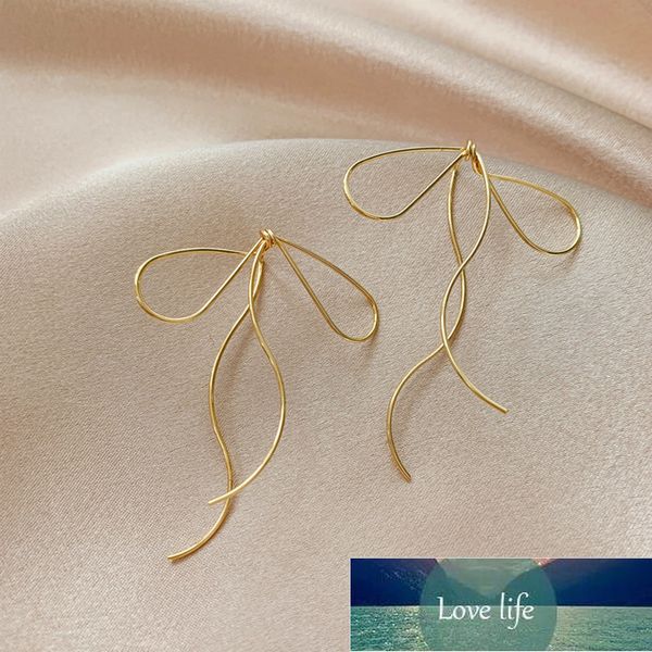 korean new fashion sense line bow earrings female elegant temperament light luxury earrings wedding party jewelry gift, Silver
korean new fashion sense line bow earrings female elegant temperament light luxury earrings wedding party jewelry gift, Silver