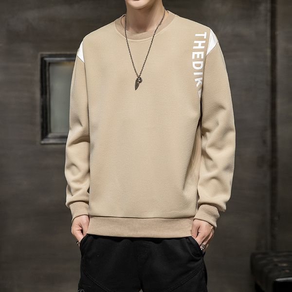 mens sweater long sleeve t-shirt men's spring 2021 new round neck pullover print bottomed shirt trend versatile sweater fashion, Black
mens sweater long sleeve t-shirt men's spring 2021 new round neck pullover print bottomed shirt trend versatile sweater fashion, Black