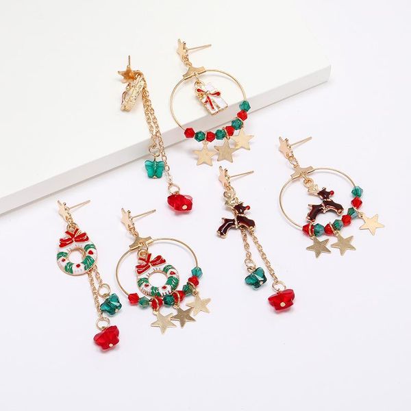 dangle & chandelier christmas earings fashion korean jewelry 2021 for women cute dating elk star pendant earrings festival accessories, Silver
dangle & chandelier christmas earings fashion korean jewelry 2021 for women cute dating elk star pendant earrings festival accessories, Silver