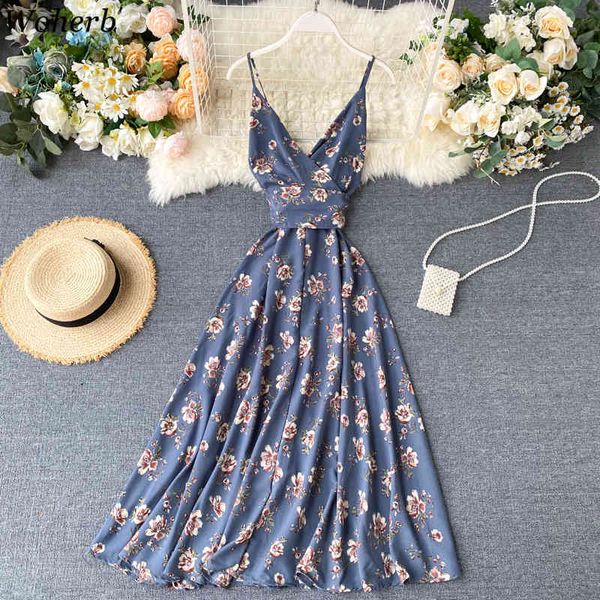 spaghetti strap women dress high waist floral print backless summer dresses elegant sleeveless vestidos robe 210417, Black;gray
spaghetti strap women dress high waist floral print backless summer dresses elegant sleeveless vestidos robe 210417, Black;gray