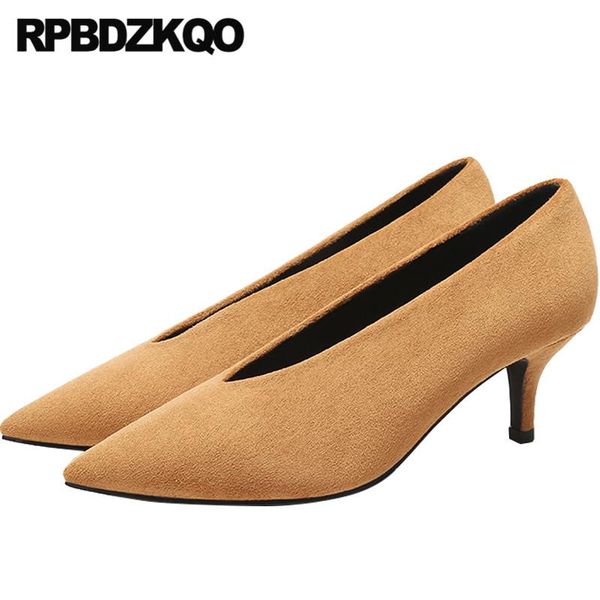 dress shoes size 4 34 casual suede ladies medium heels designer brand women stiletto pumps brown slip on kitten pointed toe 2021 33, Black
dress shoes size 4 34 casual suede ladies medium heels designer brand women stiletto pumps brown slip on kitten pointed toe 2021 33, Black