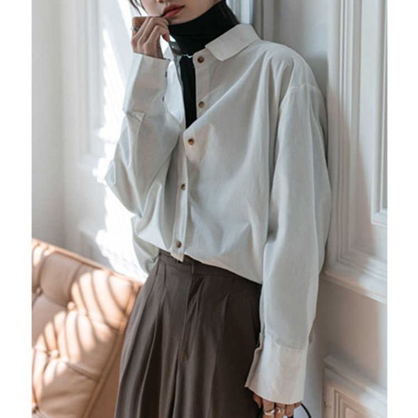 mozuleva spring summer blouses shirts vintage soild oversize korean style office lady fashionable pink 210706, White
mozuleva spring summer blouses shirts vintage soild oversize korean style office lady fashionable pink 210706, White