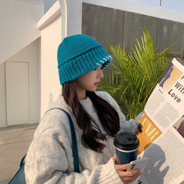 super foreign style designer crochet wool bucket hat, Yellow
super foreign style designer crochet wool bucket hat, Yellow