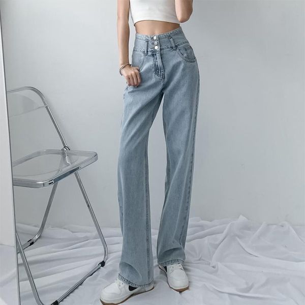 women's jeans pants straight leg women high waist slim loose autumn winter casual split washed mom fashion trousers, Blue
women's jeans pants straight leg women high waist slim loose autumn winter casual split washed mom fashion trousers, Blue