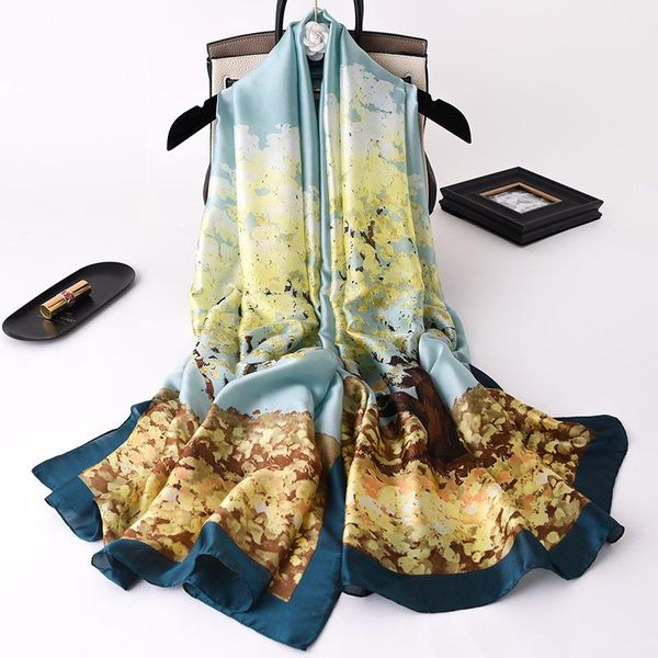 scarves silk scarf cape fashion floral design long women summer utralong beach shawl winter scarves180*90cm w141, Blue;gray
scarves silk scarf cape fashion floral design long women summer utralong beach shawl winter scarves180*90cm w141, Blue;gray