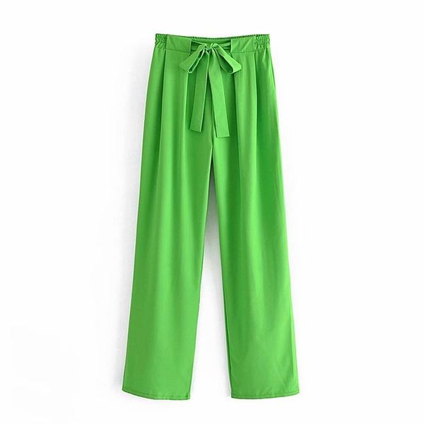 women's pants & capris women 2022 fashion green color pleats design wide leg ladies elastic waist trousers leisure loose streetwear, Black;white
women's pants & capris women 2022 fashion green color pleats design wide leg ladies elastic waist trousers leisure loose streetwear, Black;white