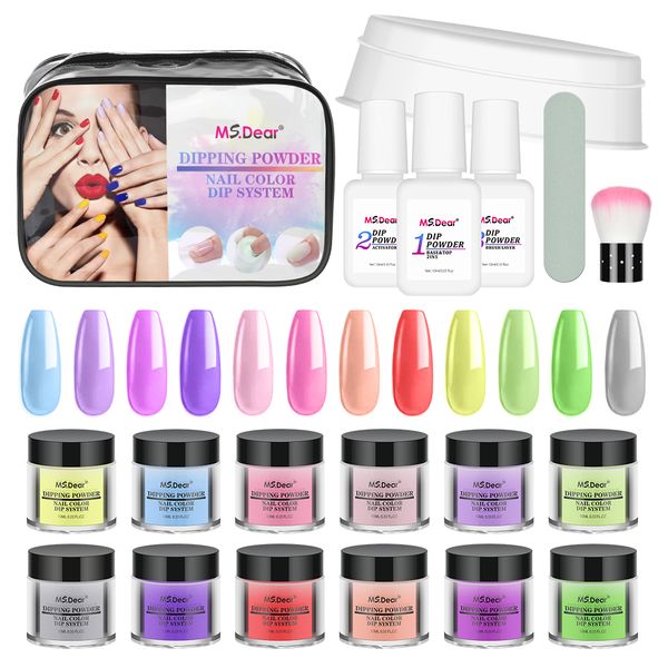 12 colors dipping powder nail starter kit dip system non-toxic,environmental friendly portable
12 colors dipping powder nail starter kit dip system non-toxic,environmental friendly portable