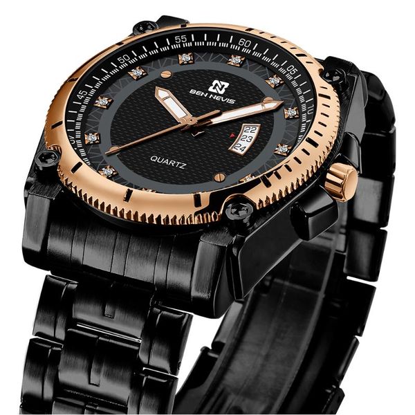 wristwatches ben nevis fashion mens cz black dial quartz watches 2021 calendar display waterproof luxury brand relogio masculino, Slivery;brown
wristwatches ben nevis fashion mens cz black dial quartz watches 2021 calendar display waterproof luxury brand relogio masculino, Slivery;brown