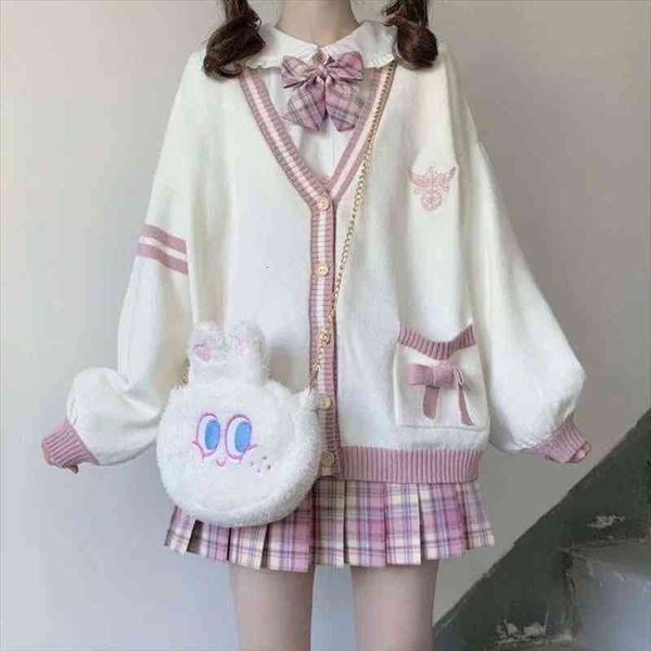 knit cardigan woman sweet girl knitting sweater lazy college style loose sleeve harajuku girl jk uniform kawaii cardigan coat, White;black
knit cardigan woman sweet girl knitting sweater lazy college style loose sleeve harajuku girl jk uniform kawaii cardigan coat, White;black