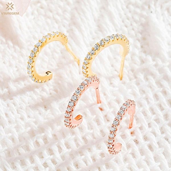hoop & huggie vinregem 100% 925 sterling silver created moissanite 18k yellow/rose gold small earrings for women fine jewelry wholesale, Golden;silver
hoop & huggie vinregem 100% 925 sterling silver created moissanite 18k yellow/rose gold small earrings for women fine jewelry wholesale, Golden;silver