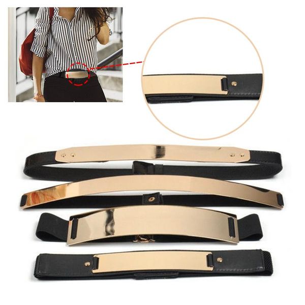 belts women fashion gold metal belt trousers simple and versatile ladies mirror dress, Black;brown
belts women fashion gold metal belt trousers simple and versatile ladies mirror dress, Black;brown