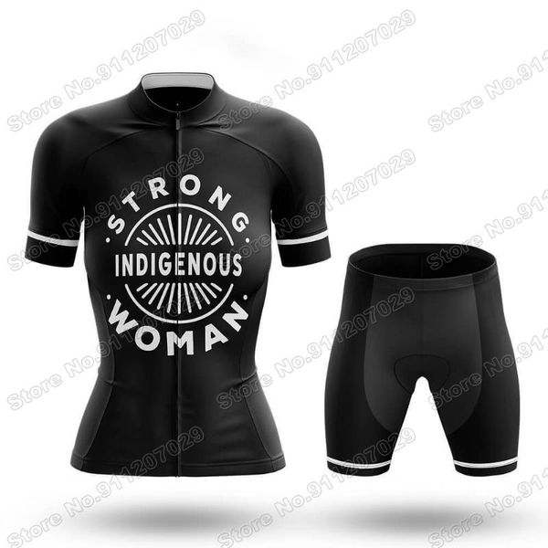 strong indigenous women cycling jersey set summer bicycle clothing road bike shirts suit bib shorts mtb wear racing sets, Black;blue
strong indigenous women cycling jersey set summer bicycle clothing road bike shirts suit bib shorts mtb wear racing sets, Black;blue
