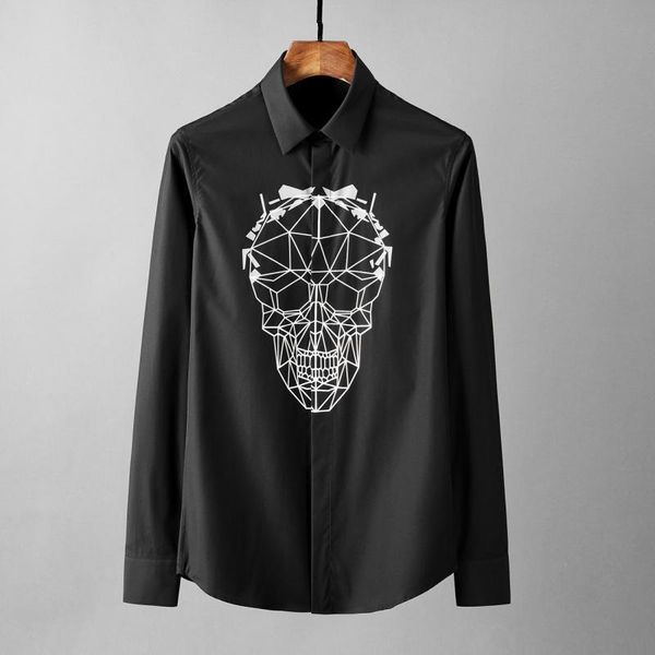 tee polo shirt shirt shirt cotton luxury skull printed long sleeve mens plus size 4xl solid color slim fit male shirts, White;black
tee polo shirt shirt shirt cotton luxury skull printed long sleeve mens plus size 4xl solid color slim fit male shirts, White;black