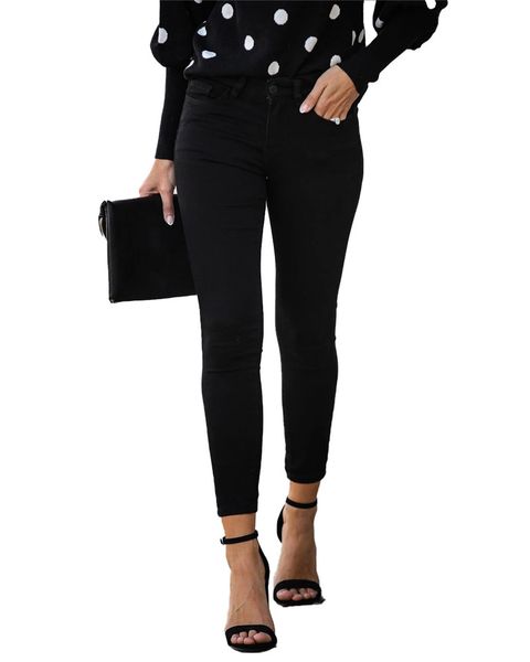 2011jeans for women mom jeans mid waist jeans woman high elastic plus size stretch jeans female washed denim skinny pencil pants, Blue
2011jeans for women mom jeans mid waist jeans woman high elastic plus size stretch jeans female washed denim skinny pencil pants, Blue