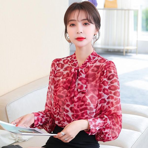 full sleeve blouse women spring print chiffon loose bow blusas womens and blouses 6313 women's & shirts, White
full sleeve blouse women spring print chiffon loose bow blusas womens and blouses 6313 women's & shirts, White
