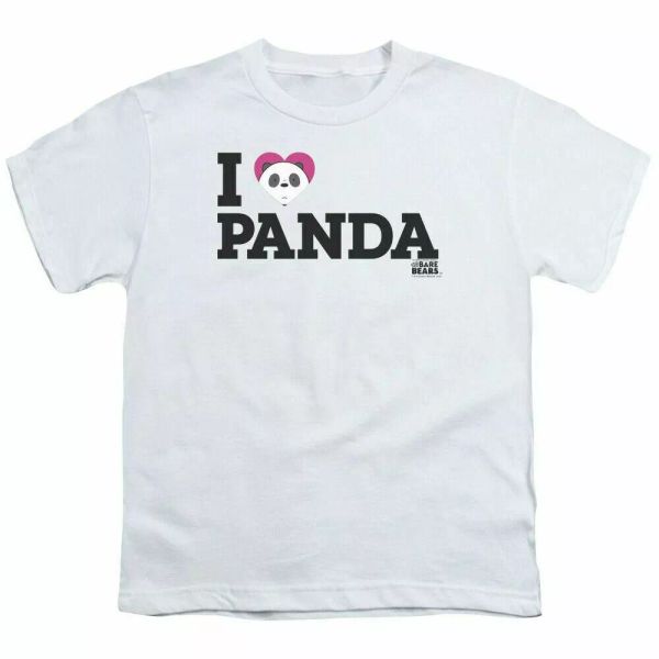 we bare bears heart panda kids youth t shirt licensed cartoon tee white, White;black
we bare bears heart panda kids youth t shirt licensed cartoon tee white, White;black