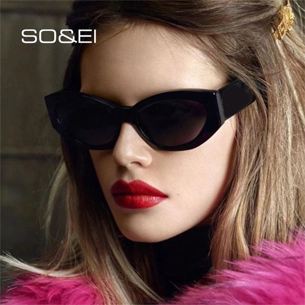 so&ei fashion cat eye irregular sunglasses women vintage clear candy color eyewear men trending polygon sun glasses shades uv400, White;black
so&ei fashion cat eye irregular sunglasses women vintage clear candy color eyewear men trending polygon sun glasses shades uv400, White;black