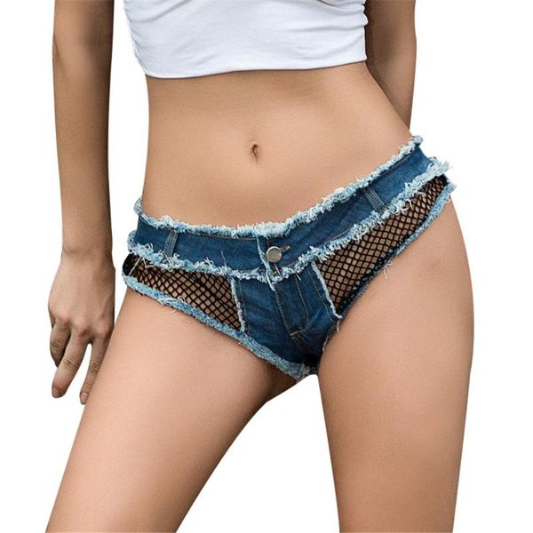 women's jeans splicing transparent net cloth hair edge locomotive high waist woman beshorts women short feminino modis, Blue
women's jeans splicing transparent net cloth hair edge locomotive high waist woman beshorts women short feminino modis, Blue
