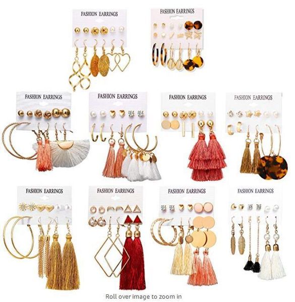 fine jewelry online new earrings moon triangle tassel earring set 6 pairs 65% off store online sale, Silver
fine jewelry online new earrings moon triangle tassel earring set 6 pairs 65% off store online sale, Silver