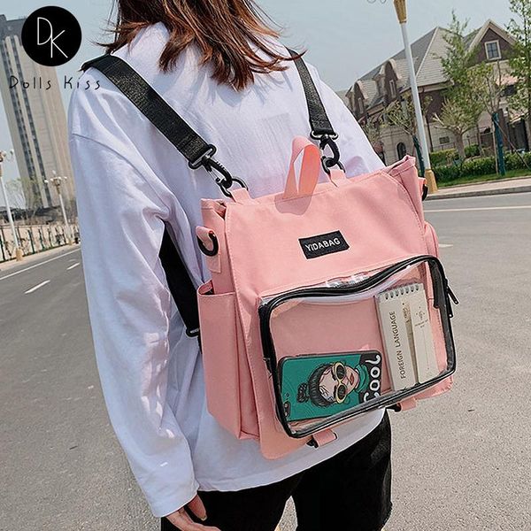 backpack ita bag large capacity clear pocket for women 2021 girls transparent shoulder itabag display street 2222
backpack ita bag large capacity clear pocket for women 2021 girls transparent shoulder itabag display street 2222