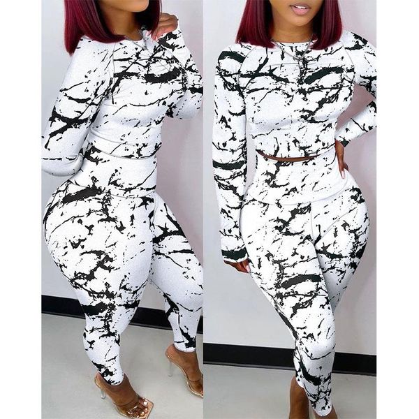 women's two piece pants fashion casual suit black and white printed short long sleeve t-shirt high waist two-piece set
women's two piece pants fashion casual suit black and white printed short long sleeve t-shirt high waist two-piece set
