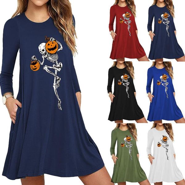 women's hoodies & sweatshirts spring pocket dresses halloween slim autumn trip plus size causal loose printed long sleeve mini dress, Black
women's hoodies & sweatshirts spring pocket dresses halloween slim autumn trip plus size causal loose printed long sleeve mini dress, Black