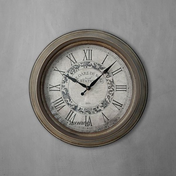 wall clocks classic nordic retro roman iron clock creative art home personality living room
wall clocks classic nordic retro roman iron clock creative art home personality living room