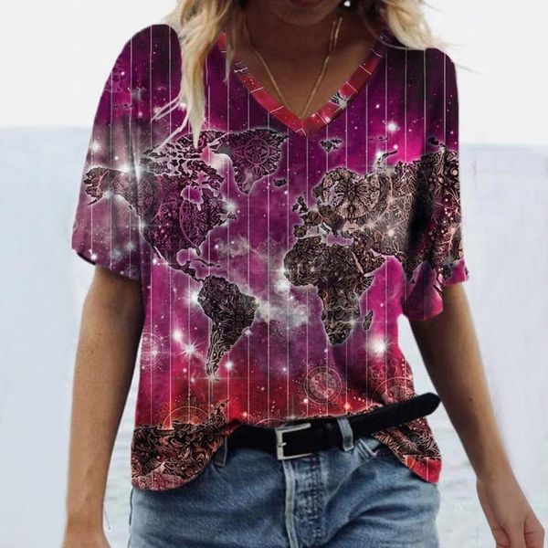 women's t-shirt 4# vintage women shirt causal fashion short sleeve 3d printed v-neck tee shirts harajuku, White
women's t-shirt 4# vintage women shirt causal fashion short sleeve 3d printed v-neck tee shirts harajuku, White