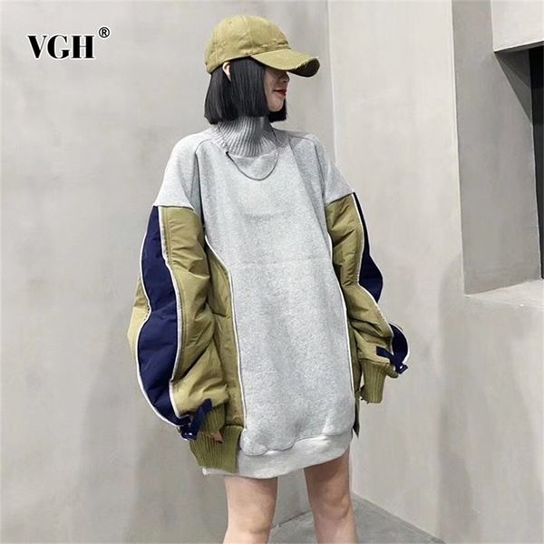 high street sweatshirts for women turtleneck batwing long sleeve patchwork hit color pullovers female spring clothing 210531, Black
high street sweatshirts for women turtleneck batwing long sleeve patchwork hit color pullovers female spring clothing 210531, Black