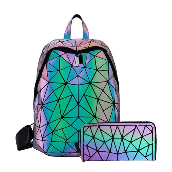 backpack women schoolbag set fold crossbody bag for ladies 3 pcs purse geometric backpacks luminous holographic mochila
backpack women schoolbag set fold crossbody bag for ladies 3 pcs purse geometric backpacks luminous holographic mochila