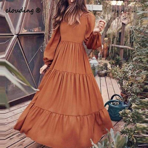 women dress chiffon casual long sleeve loose pleated s-5xl big size vestidos female ruffle splice elegant retro boho 210706, Black;gray
women dress chiffon casual long sleeve loose pleated s-5xl big size vestidos female ruffle splice elegant retro boho 210706, Black;gray