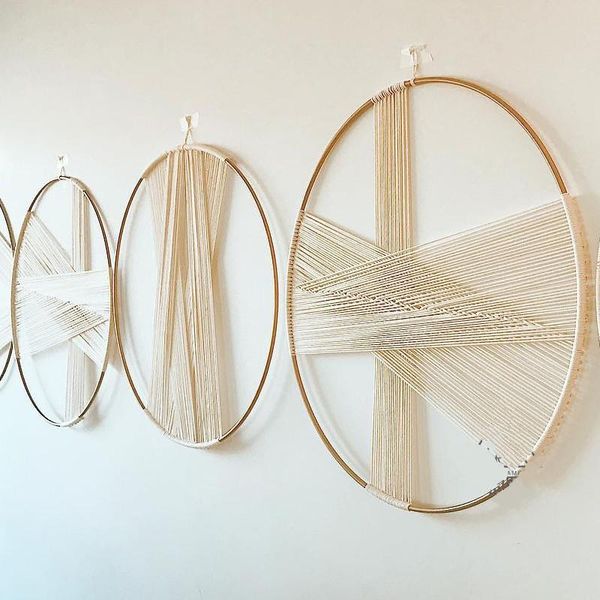 tapestries 2 pcs creative round wall decoration macrame hanging nordic simple gold hoop cotton woven tapestry ornaments
tapestries 2 pcs creative round wall decoration macrame hanging nordic simple gold hoop cotton woven tapestry ornaments