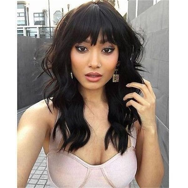 natural wave brazilian virgin front with bangs short bob wavy full lace human hair wigs for black women, Black;brown
natural wave brazilian virgin front with bangs short bob wavy full lace human hair wigs for black women, Black;brown