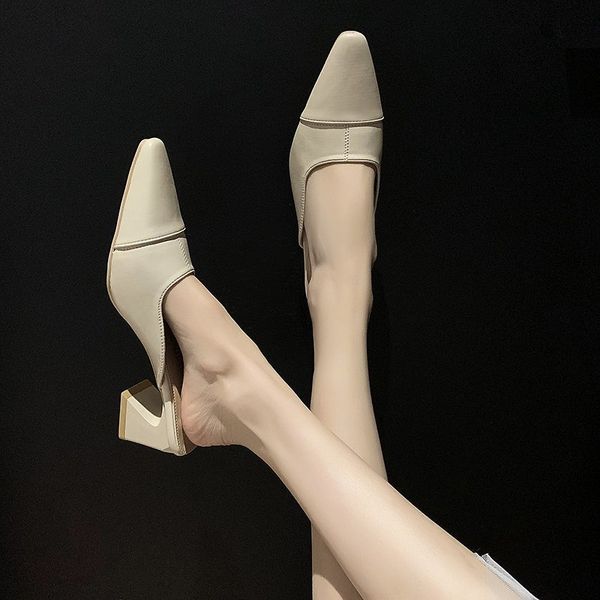 temperament high heels shoes women 2021 white elegant office 5cm slip on sandals slip-on comfortable ladies white women shoes c0410, Black
temperament high heels shoes women 2021 white elegant office 5cm slip on sandals slip-on comfortable ladies white women shoes c0410, Black