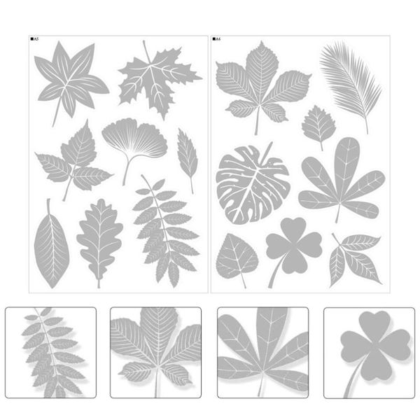 window stickers 3 sets/48pcs clear leaf decal glue-electrostatic film
window stickers 3 sets/48pcs clear leaf decal glue-electrostatic film