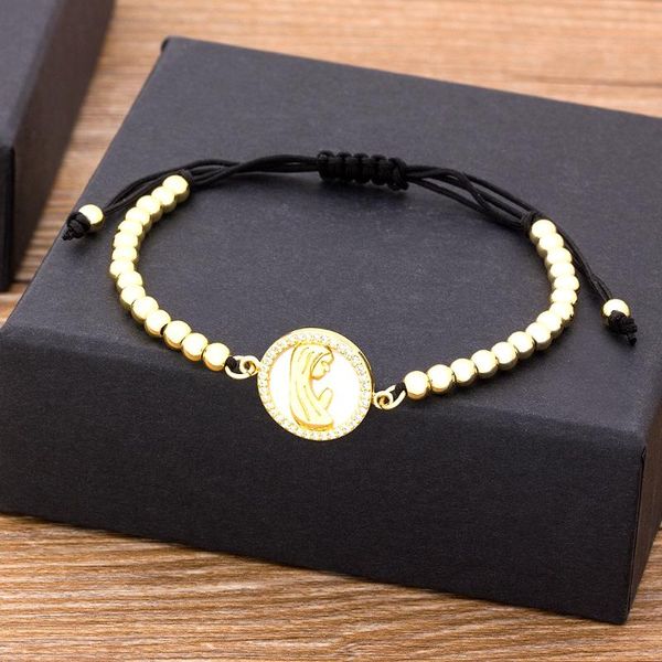 charm bracelets luxury shiny irregular cubic zirconia virgin mary rope adjustable round handmade bracelet bangle women jewelry, Golden;silver
charm bracelets luxury shiny irregular cubic zirconia virgin mary rope adjustable round handmade bracelet bangle women jewelry, Golden;silver