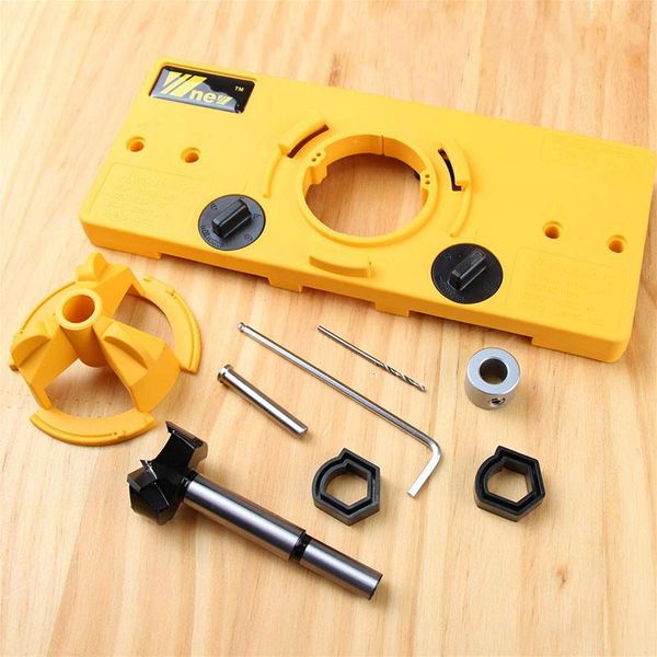 professional hand tool sets 35mm cup style hinge boring jig drill guide set door hole template for wood locator
professional hand tool sets 35mm cup style hinge boring jig drill guide set door hole template for wood locator