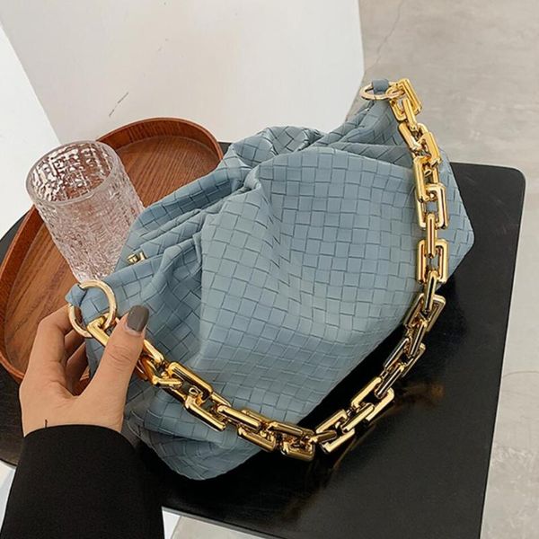 evening bags thick chain armpit bag 2021 fashion pu leather women's designer handbag capacity weave shoulder
evening bags thick chain armpit bag 2021 fashion pu leather women's designer handbag capacity weave shoulder